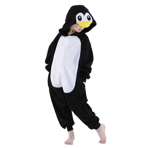 Onesie World Unisex Animal Pyjamas - Penguin Kids (Cosplay / Nightwear Halloween Carnival Novelty