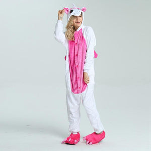 Onesie World Unisex Animal Pyjamas - Pink Winged Unicorn Adult (Cosplay / Nightwear Halloween