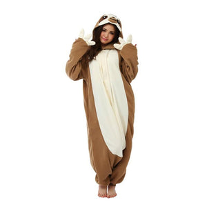 Onesie World Unisex Animal Pyjamas - Sloth Adult (Cosplay / Nightwear Halloween Carnival Novelty