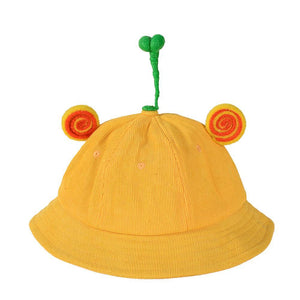 Cute Bean Sprout Bucket Hat With Little Ears Animal Hats