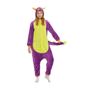 Onesie World Unisex Animal Pyjamas - Purple Spyro Dragon Adult (Cosplay / Nightwear Halloween