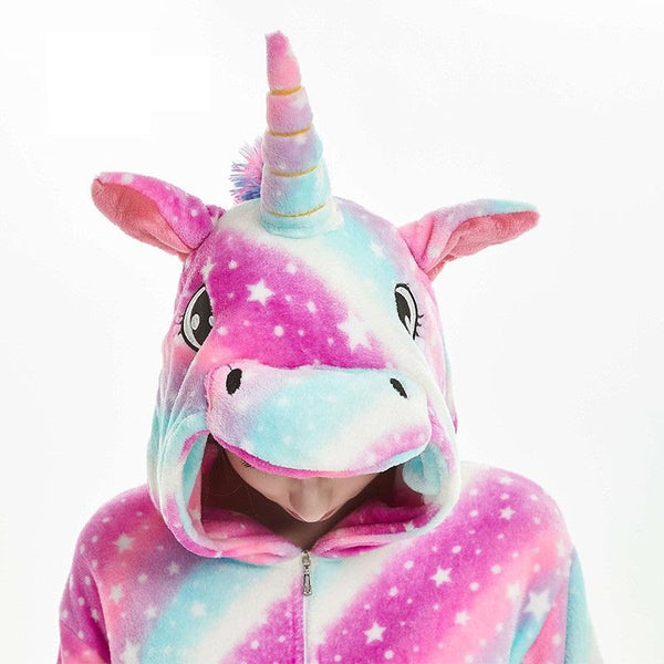 Onesie World Unisex Animal Pyjamas - Starry Sky Unicorn Adult (Cosplay / Nightwear Halloween