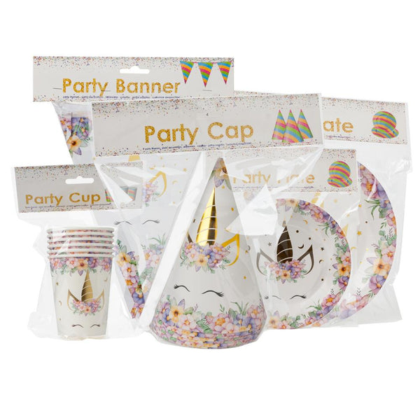 Unicorn Theme Birthday Party Cutlery Package (#Type B)
