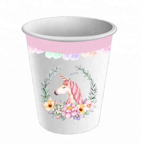 Unicorn Theme Birthday Party Tableware Package (#Type D)