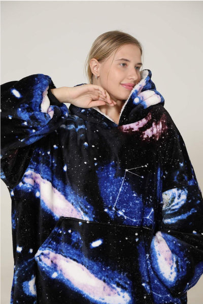 My Snuggy - Large Dark Galaxy Hoodie Blanket