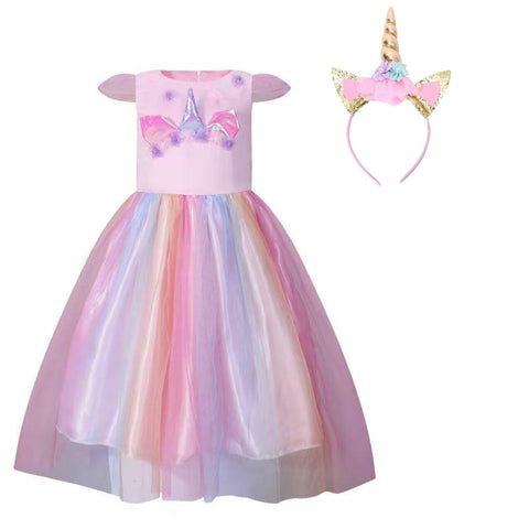 Pink Costume Unicorn Princess Costume Set