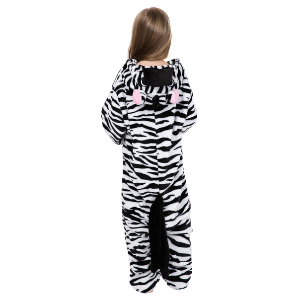 Onesie World Unisex Animal Pyjamas - Zebra Kids (Cosplay / Nightwear Halloween Carnival Novelty